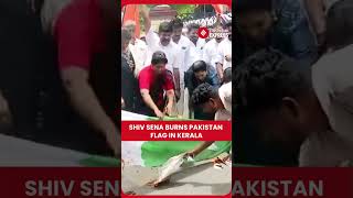 Shiv Sena Ubt Burns Stani Flag In Kerala Over India-Stan Asia Cup Match