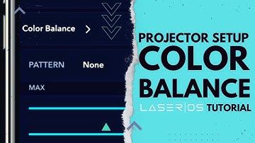 COLOR BALANCE settings || LaserCube tutorials
