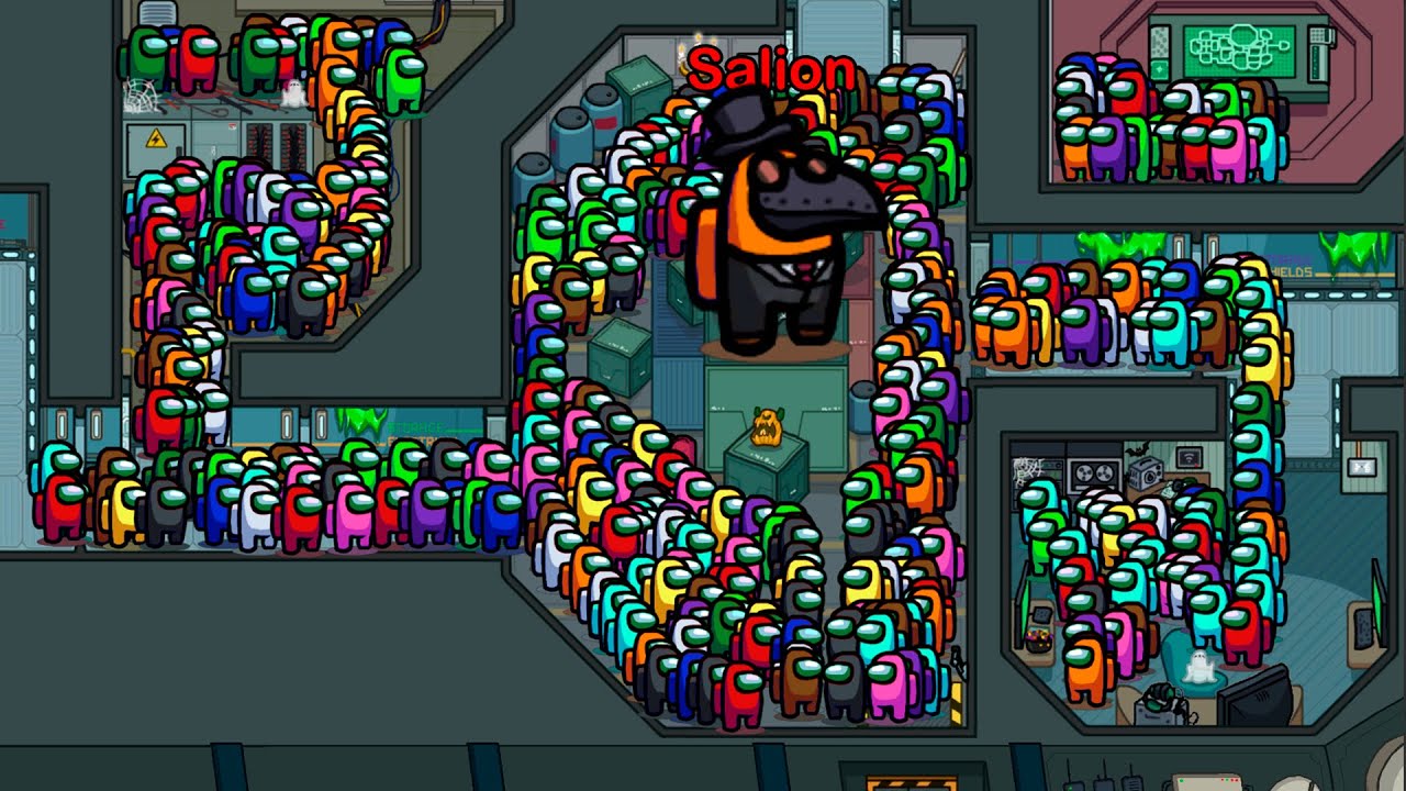 Among Us, but with 10001 PLAYERS *10000 players*