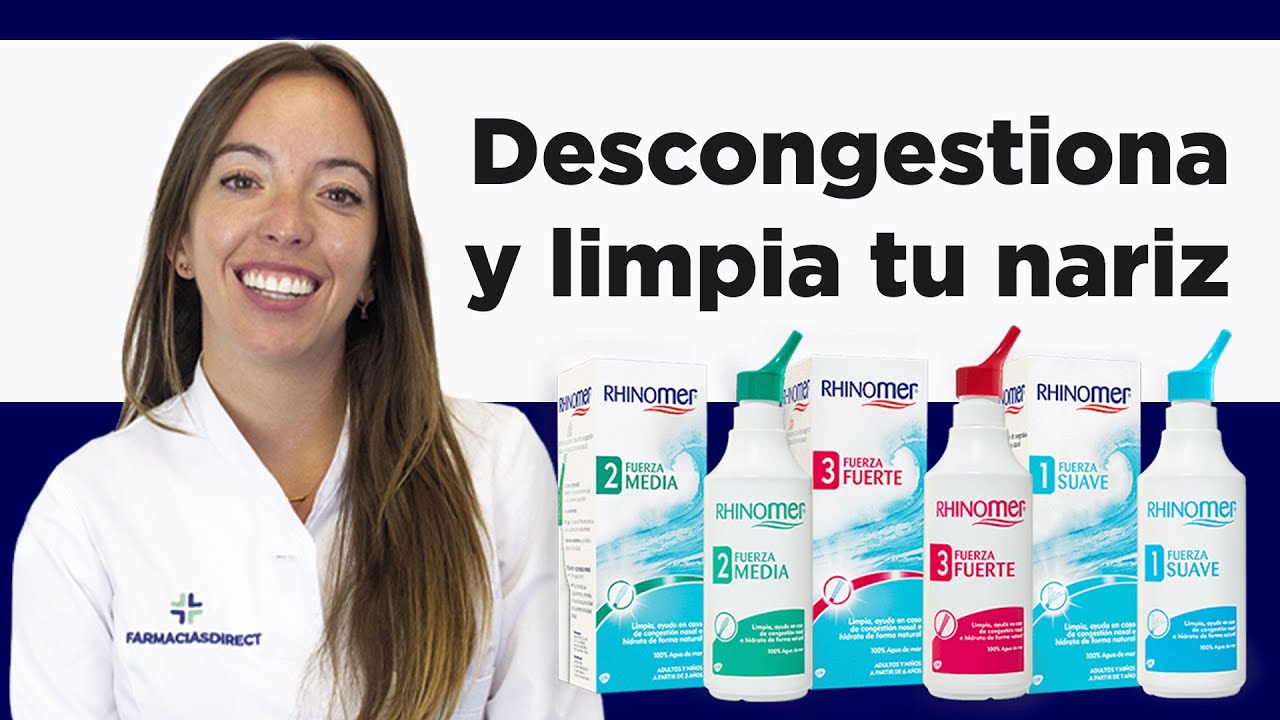 RHINOMER 👃 La solución para la descongestión nasal 🌊