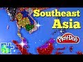 Play-Doh Mapping Southeast Asia Through Colorful Creativity
