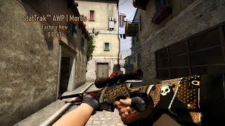 CS:GO - StatTrak™ AWP Mortis 0.0065 (Factory New) Gameplay