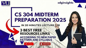 CS304 Midterm preparation fall 2025  | New paper pattern & sylbass| Power Concepts (Lec 1-18)