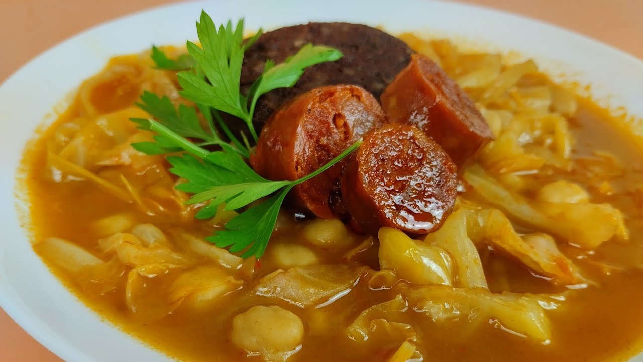 ✨ potaje de coles con garbanzos