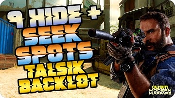 MW Glitches: 9 Hide & Seek Spots/ Infected Spots "Talsik Backlot" - Modern Warfare Glitches