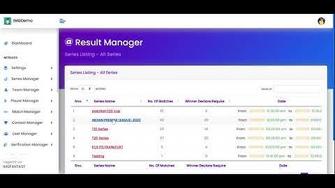 How to check the result of any match in fantasybox admin panel