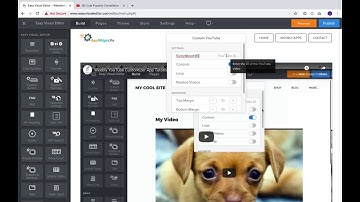 Weebly YouTube Customizer App Tutorial (v. 1.0.4)