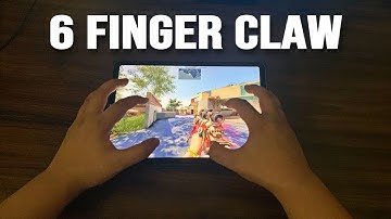 THE BEST 6 FINGER CLAW LAYOUT IPAD AIR 5 HANDCAM IN CODMOBILE