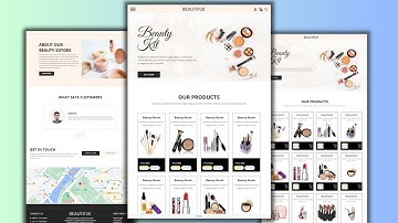 From Scratch to Success: Build Your Own Beauty Product Website with Free Source Code (HTML,CSS & JS)