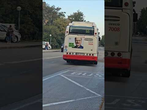 Odjezd linky 55 ze zastávky Bělohorská v #brno #bus
