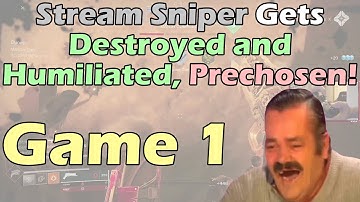 Stream Sniper Gets Destroyed And Humiliated, Prechosen! Game 1 | Destiny 2