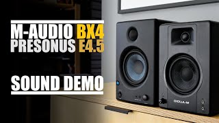 MAudio BX4  vs  PreSonus E4.5  ||  Sound Comparison