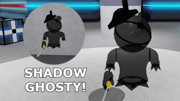 How to get "SHADOW GHOSTY" BADGE + MORPH/SKIN in PIGGY RP: THE INFECTION ADVENTURE! - Roblox
