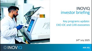 INOVIQ Investor Webinar - 14 July 2025