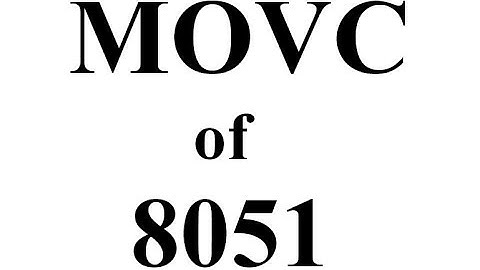 External Data Moves of 8051 (Part 2)