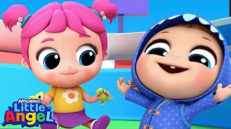 Yes Yes Bedtime Song | Songs for Kids! | Little Angel | Moonbug Kids - Girl Power! 🌸🌺🌸