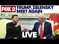 Sastanak Trampa i Zelenskog iza zatvorenih vrata: "Putin očekuje moj poziv" (VIDEO)