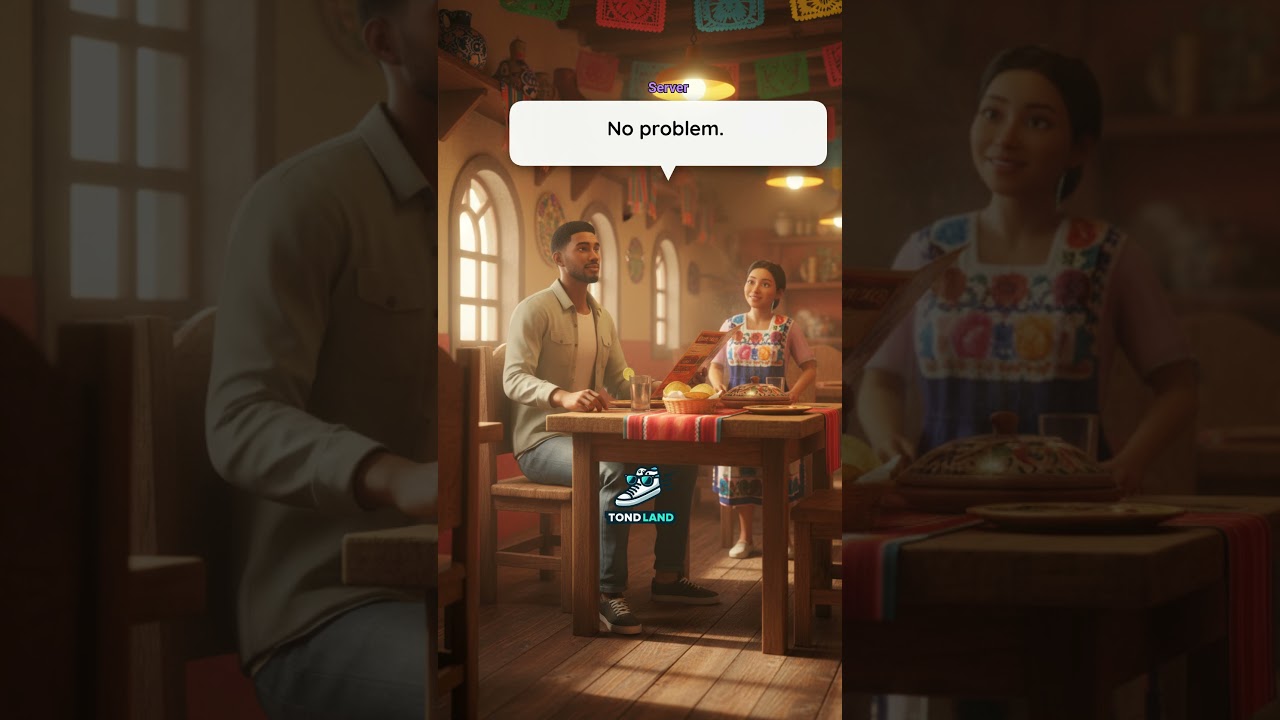 Ordering Food While Traveling 2026 Real Restaurant English Conversation (No Spicy!)