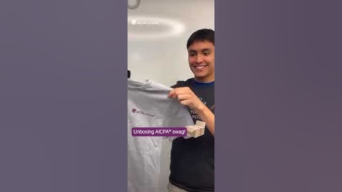 Unboxing AICPA & CIMA Student Ambassador Welcome Kit