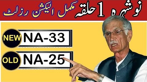 NA-33 Nowshera-I | Pakistan Election Results | Eden Garden Times