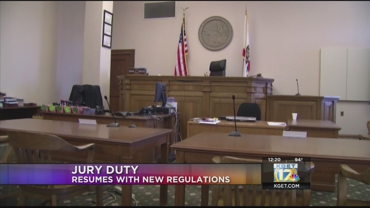 Jury Duty resumes with new regulations - YouTube