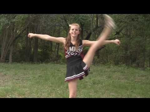 Herkie Jump: Cheerleader Stunts, Stretches, Techniques Dance Moves, Cheer With Jennifer