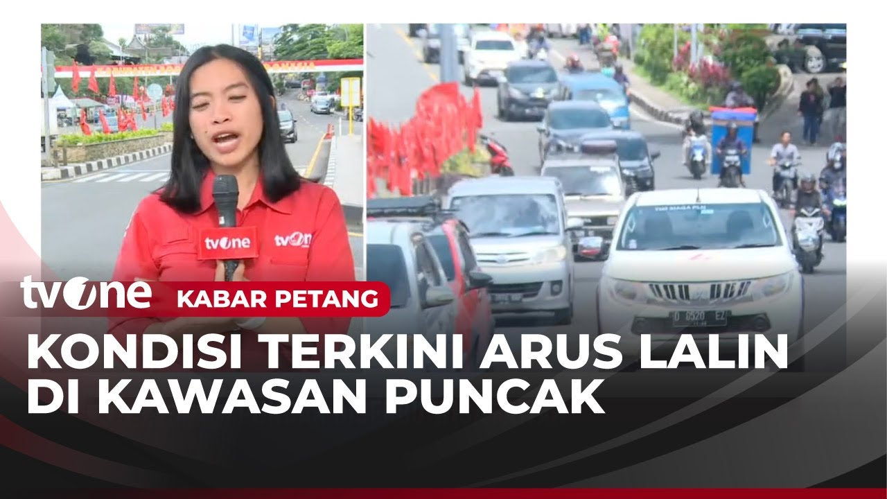 Puncak Diserbu Wisatawan, Sistem One Way Diberlakukan | Kabar Petang