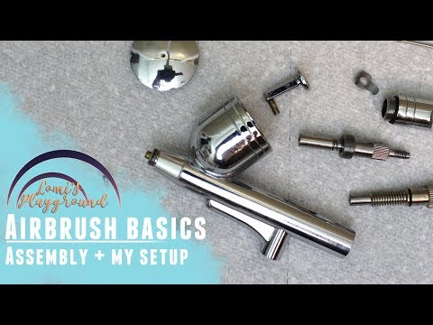 Airbrush basics: Master G233 airbrush cleaning and assembly, plus my setup!