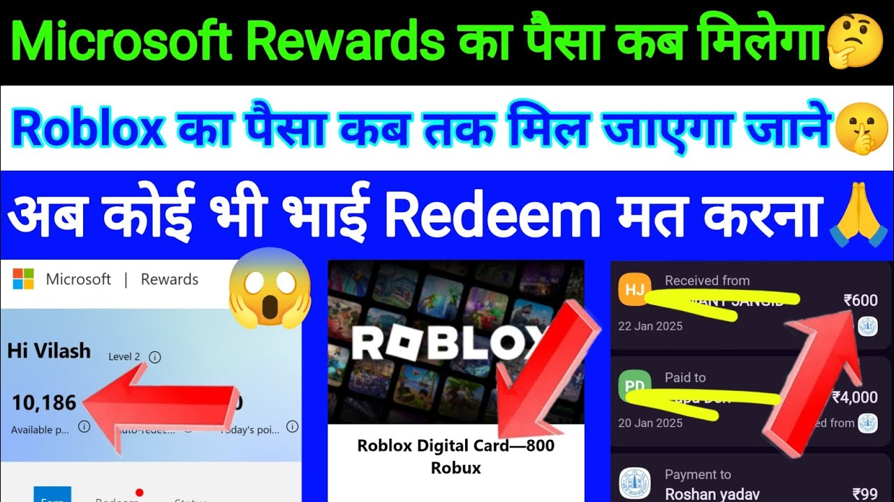 Microsoft Rewards Bing Rewards Roblox Gift Card Redeem Problem Gift 