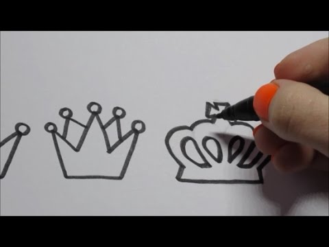 Koningsdag Kroon Leren Tekenen In Stappen Youtube