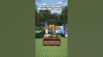 Picnic Table #minecraft #shorts