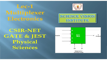 MUX Problems & Theory Lec-1 | Electronics | NET/JRF | GATE | JEST & JAM Physics | Online Coaching