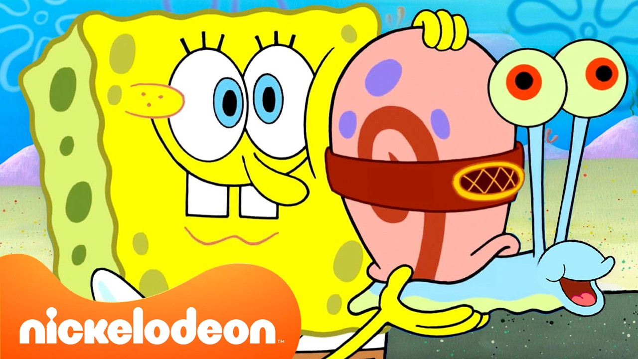 Bob Esponja | Os MELHORES episódios do Gary em Bob Esponja! 🐌💛 | 90 Minutos | Nickelodeon