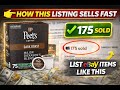Why This eBay Listing Sold 175+ Items (Exact Formula)