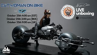 1/3 scale Catwoman on bike [Live Unboxing] | Queen Studios
