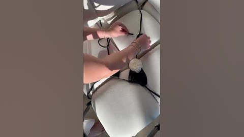 Fashion Hack: How To Tie Your Swimsuit Tops 💫 #ootd #grwm #fashion #shorts #tutorial #fashionstyle