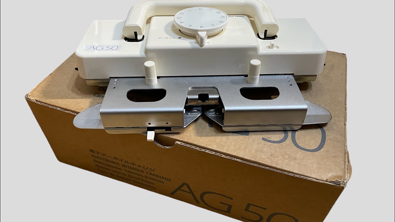 Продано. Silver reed AG50 электронная каретка интарсии