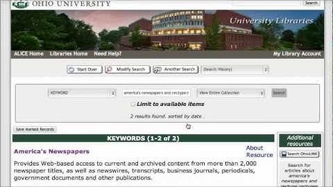 Find Newspaper Articles with America