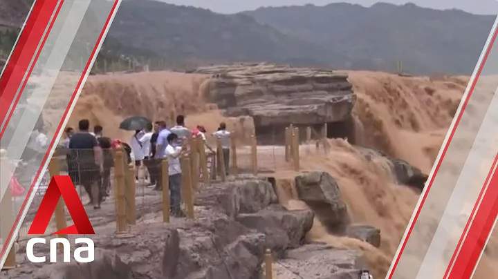 China's Hukou Waterfall on the Yellow River gushes to life during flood season - DayDayNews