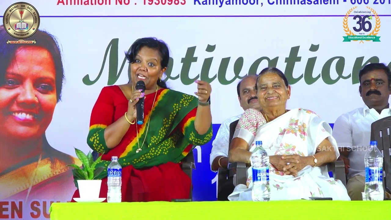Motivational Speech By 🔥Dr Parveen Sultana🔥 Part - 2 | சக்தி மெட்ரிக் மேல்நிலைப் பள்ளி