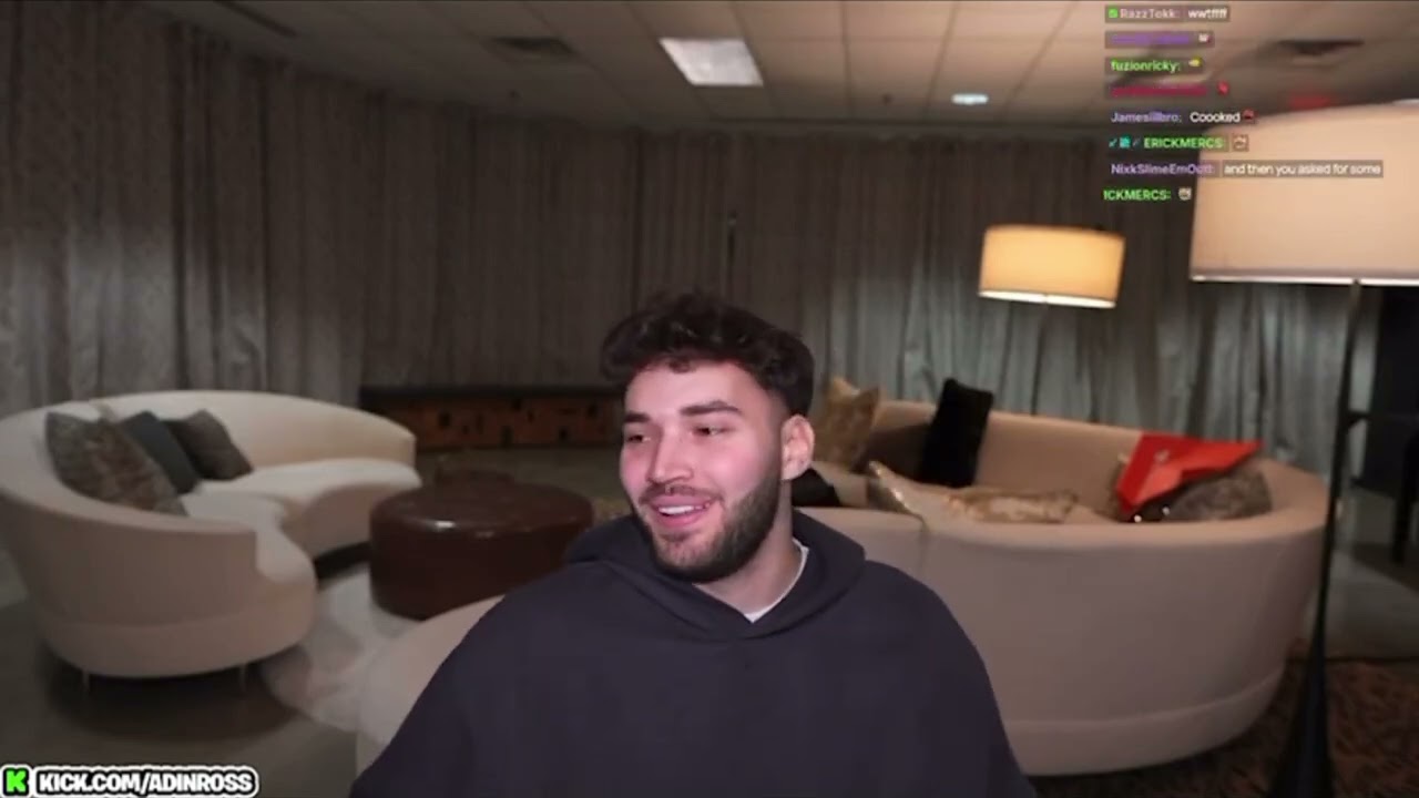 Adin Ross watched Clavicular do drugs on his jet 