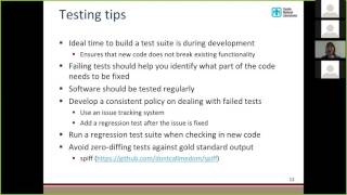 Best Practices for HPC Software Developers: #4 "Testing & Documenting Your Code"