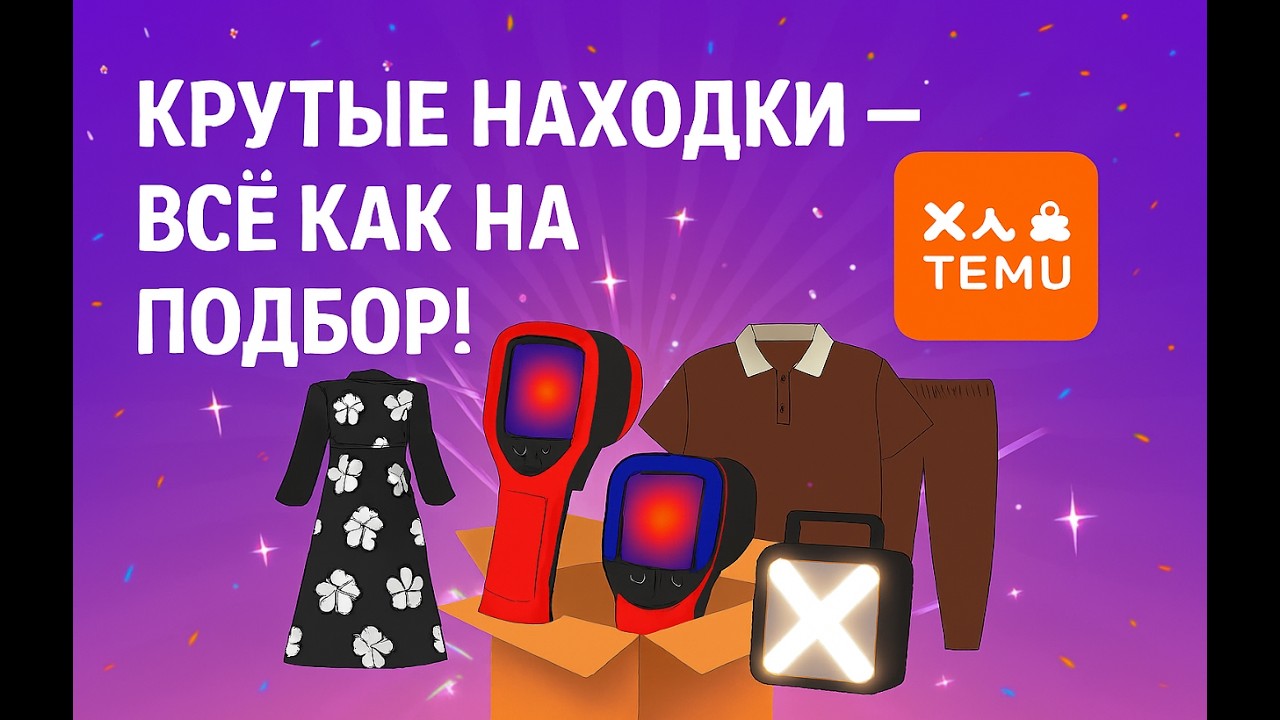 TEMU РАСПАКОВКА / КРУТЫЕ НАХОДКИ - ВСЁ КАК НА ПОДБОР!