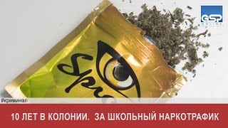 10 лет в колонии.  За школьный наркотрафик | 15 июня’16