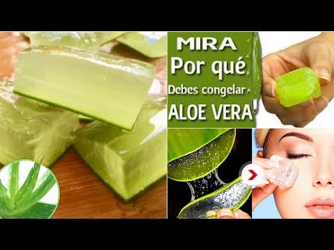 se puede congelar el gel de aloe vera