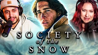 SOCIETY OF THE SNOW (2023) MOVIE REACTION - THIS MOVIE BROKE US! - First Time Watching - Review