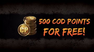 How To Get FREE COD Points in BO4 | (500 FREE COD Points)