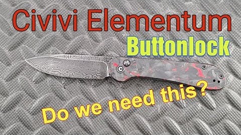 Civivi Elementum Button Lock - EEDC Review