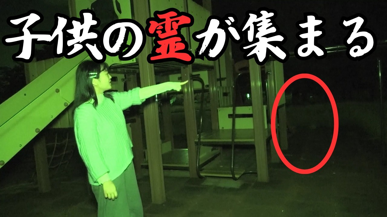 【心霊スポット】子供たちの霊が集まる…検証中に起きた怪現象の数々【幽霊公園】