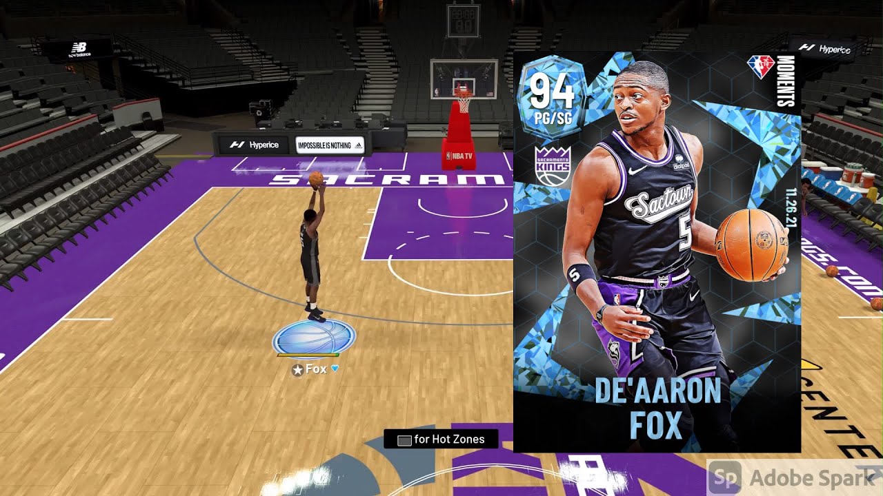 De'aaron Fox gameplay (NBA 2k22 MYTEAM)